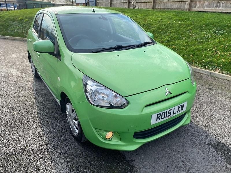 Used Mitsubishi Mirage 2015 Green Hatchback