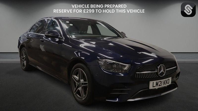 Cavansite blue Used 2021 Mercedes E300 AMG line Sedan | £26,750 (Good price) - Image 1/4