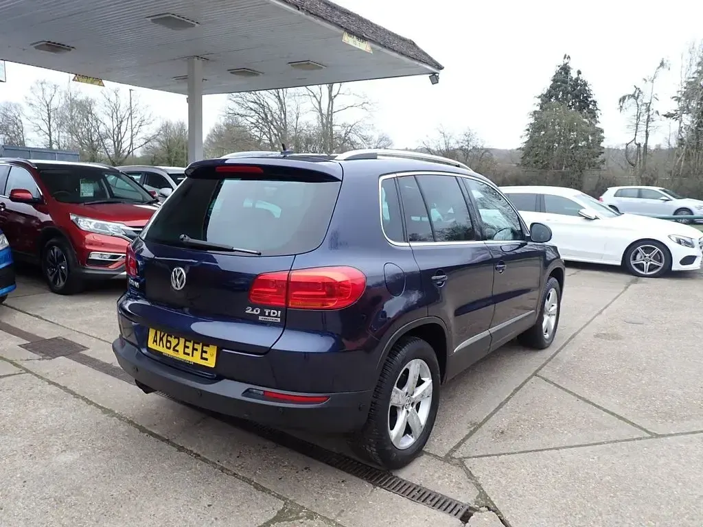 Used VW Tiguan SE 140 HP (102 kW) 2012 Blue SUV