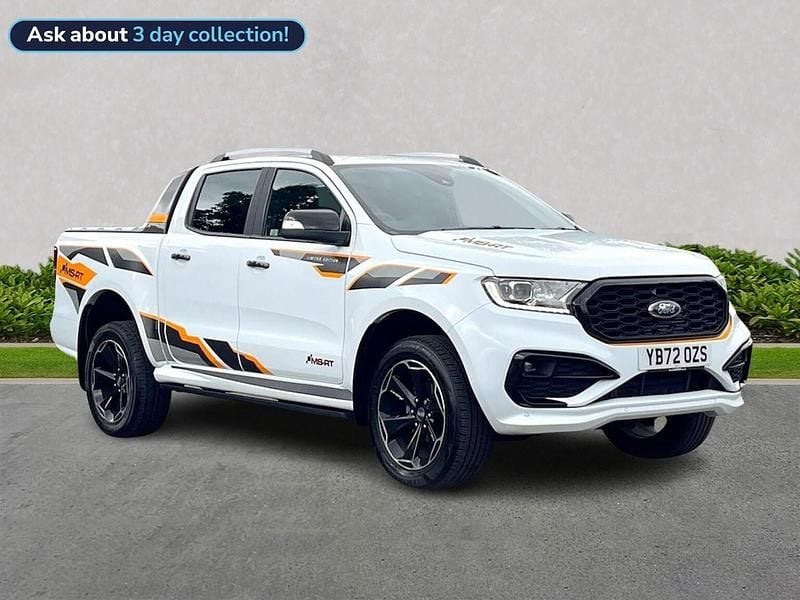 White Used 2022 Ford Ranger Wildtrack Pickup | £27,600 (Expensive) - Image 1/4