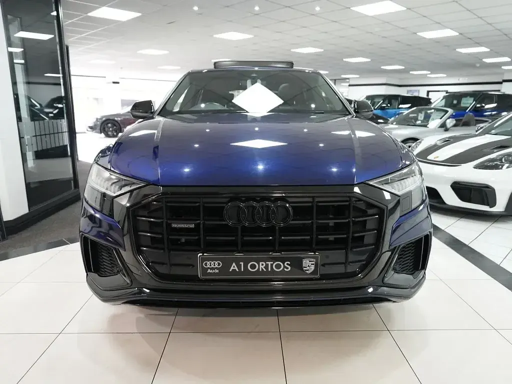 Used Audi Q8 S-Line 286 HP (210 kW) 2019 Blue SUV