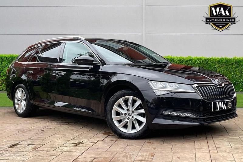 Black Used 2022 Skoda Superb SE Technology Estate | £12,190 (Fair price) - Image 1/1