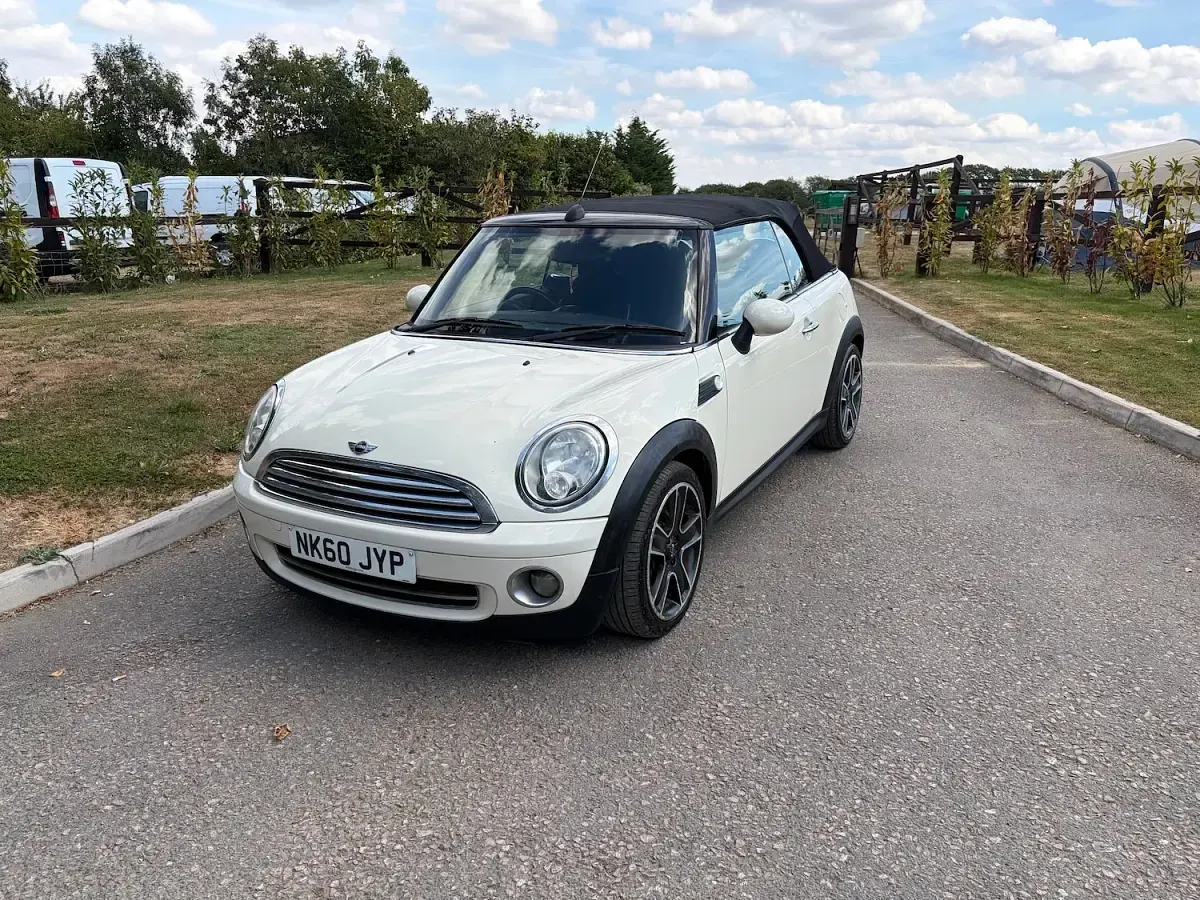 Used Mini Cooper Cabriolet 2010 White Cabriolet