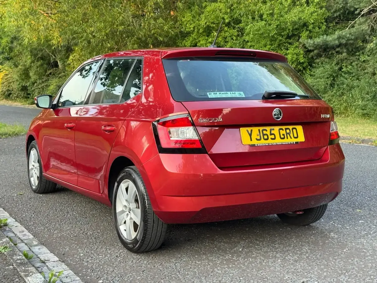 Used Skoda Fabia SE 2016 Red Hatchback