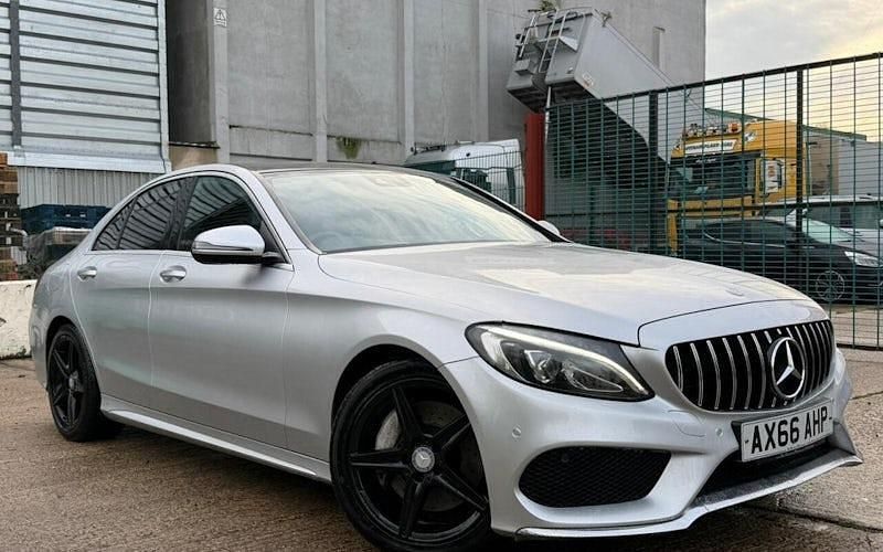 Used Mercedes C250 AMG Line Premium Plus 204 HP (150 kW) 2016 Silver Sedan