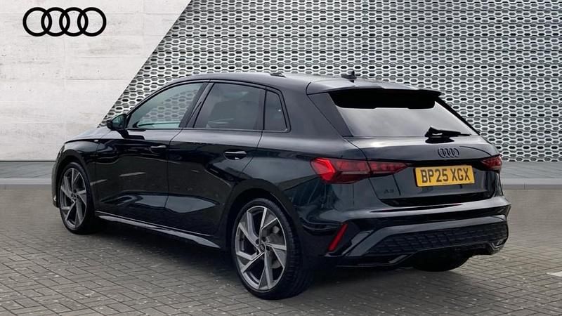 Used Audi A3 Black Edition 150 HP (110 kW) 2025 Black Hatchback