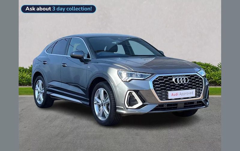 Grey Used 2024 Audi Q3 S-Line SUV | £36,262 (A bit pricey) - Image 1/4