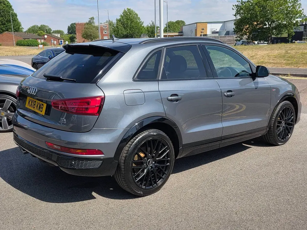 Used Audi Q3 Black Edition 150 HP (110 kW) 2018 Grey SUV