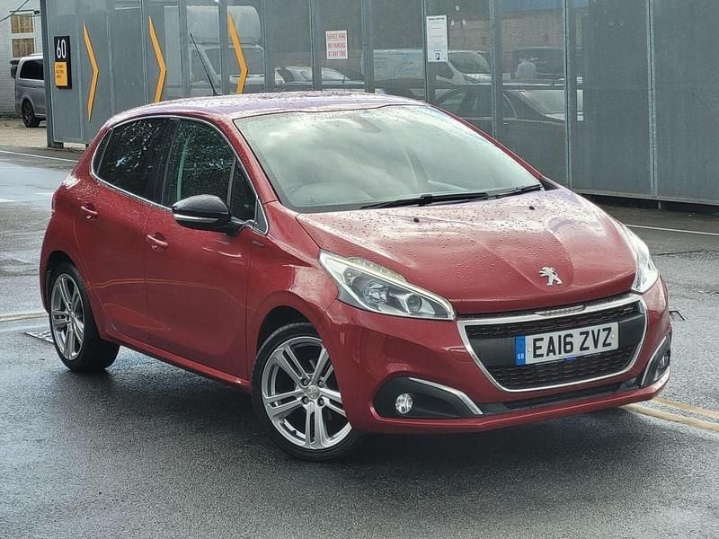 Red Used 2016 Peugeot 208 GT-line Hatchback | £7,799 (Fair price) - Image 1/4