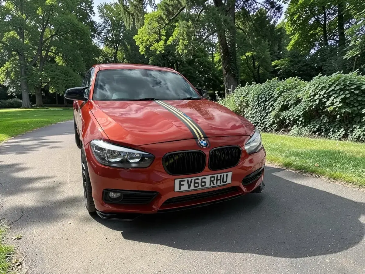 Used BMW 118 Sport Line 2016 Orange Hatchback
