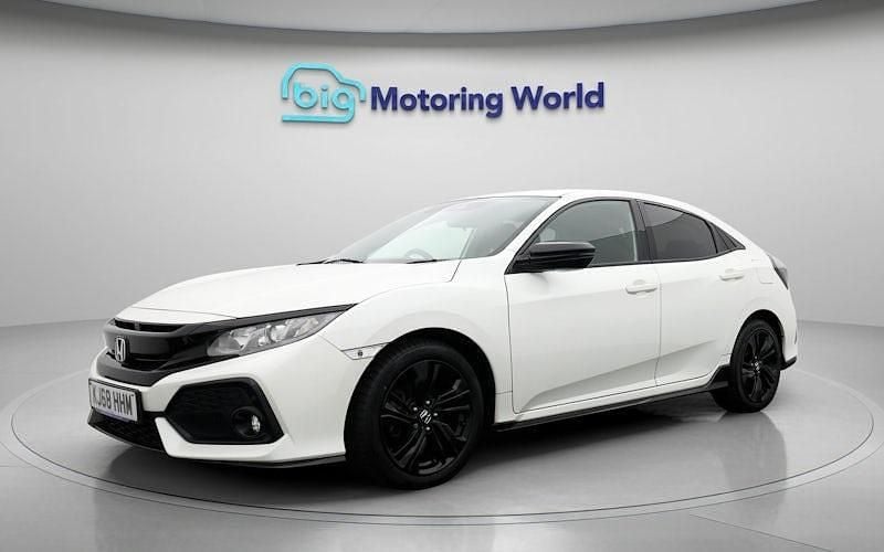 Used Honda Civic Sport 126 HP (92 kW) 2019 White Hatchback
