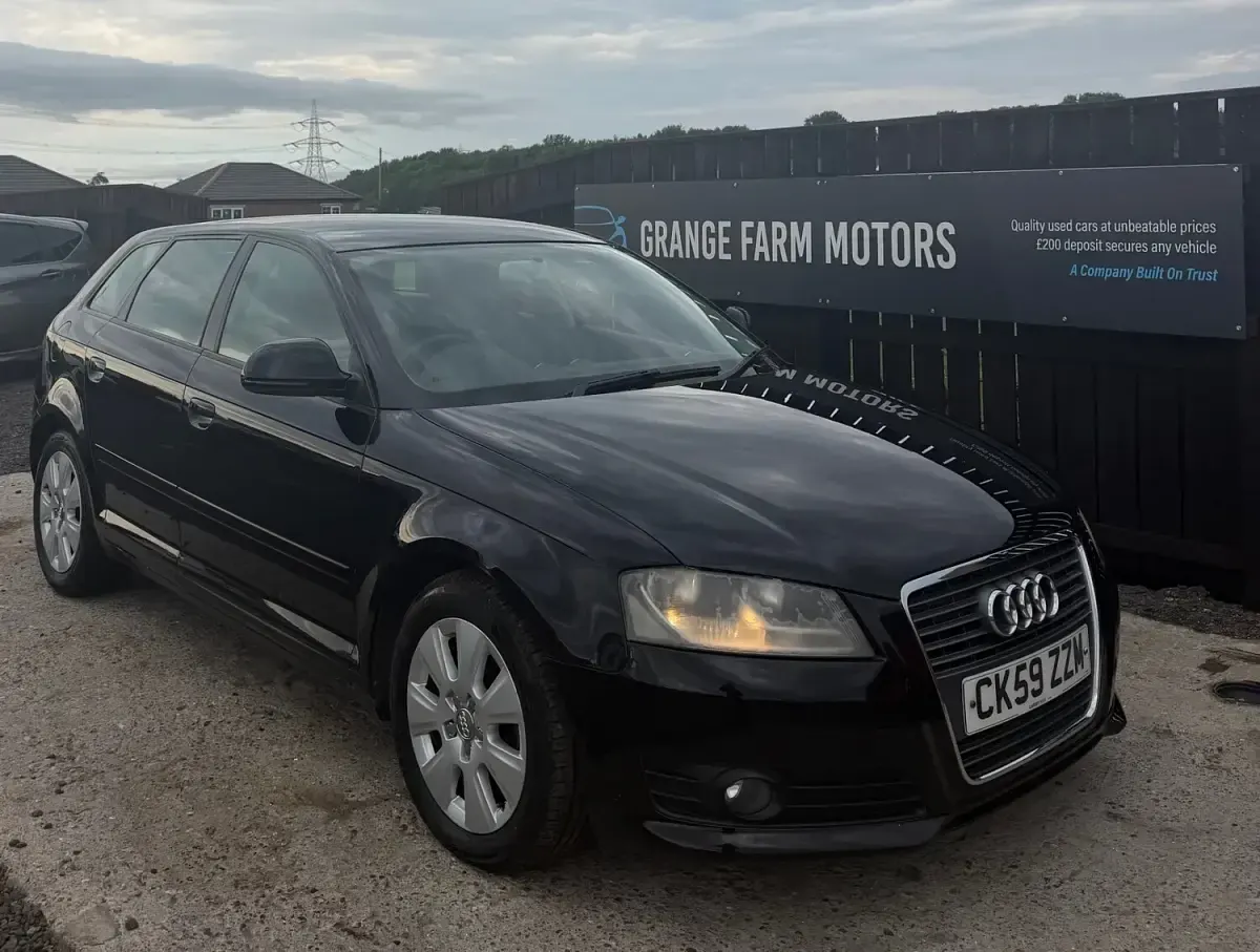 Used Audi A3 105 HP (77 kW) 2009 Black Hatchback