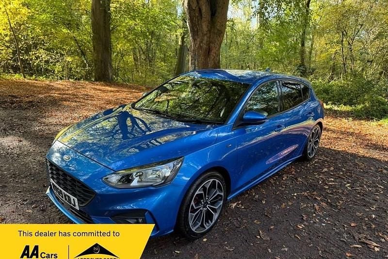 Blue Used 2019 Ford Focus ST-Line X Hatchback | £8,145 (Good price) - Image 1/1