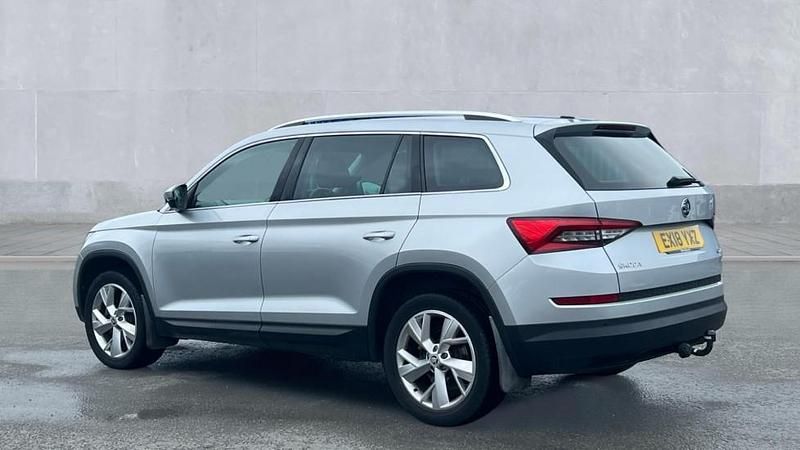 Used Skoda Kodiaq SE L 150 HP (110 kW) 2018 Metallic  brilliant silver SUV