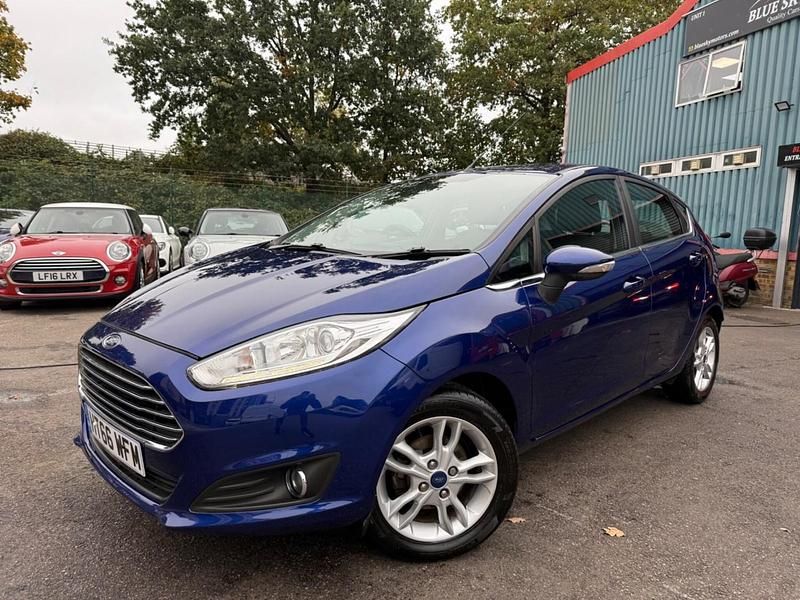 Blue Used 2017 Ford Fiesta Zetec Hatchback | £7,980 (Good price) - Image 1/4