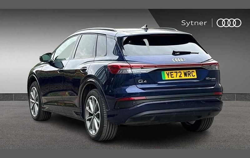 Second-hand Audi Q4 e-tron Comfort 219 kW (299 CP) 2023 Albastru SUV