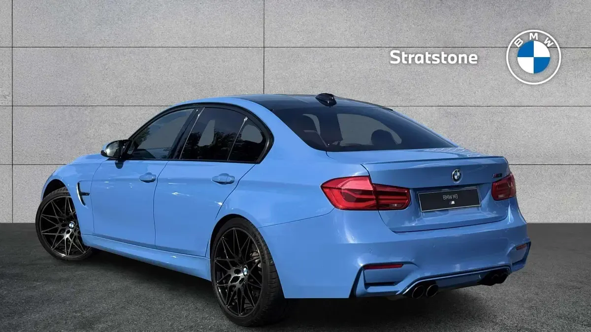 Used BMW M3 Competition Edition 450 HP (330 kW) 2018 Blue Sedan
