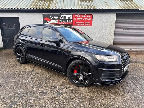 Used Audi Q7 S-Line 272 HP (200 kW) 2017 Black SUV