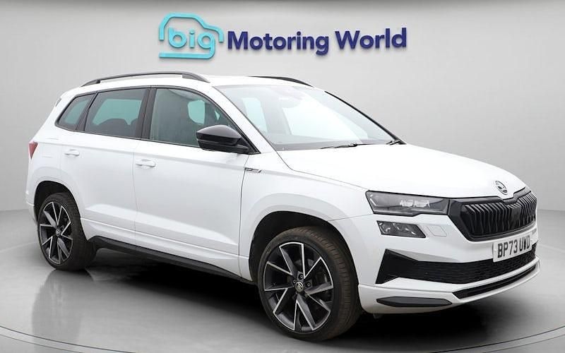 Used Skoda Karoq SportLine 150 HP (110 kW) 2023 White SUV