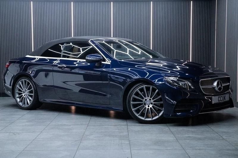 Blue Used 2018 Mercedes E300 AMG Line Premium Plus Cabriolet | £23,633 (Good price) - Image 1/4