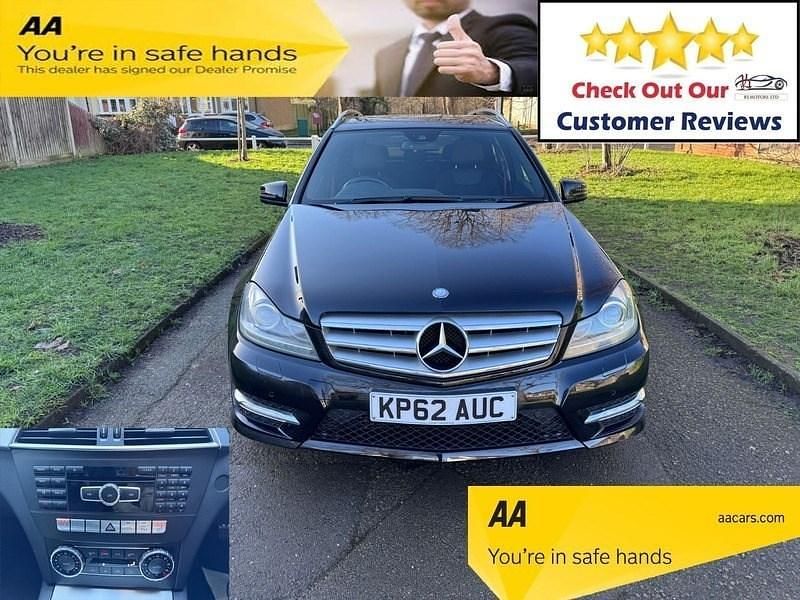 Begagnad Mercedes C250 AMG 2012 Svart Kombi