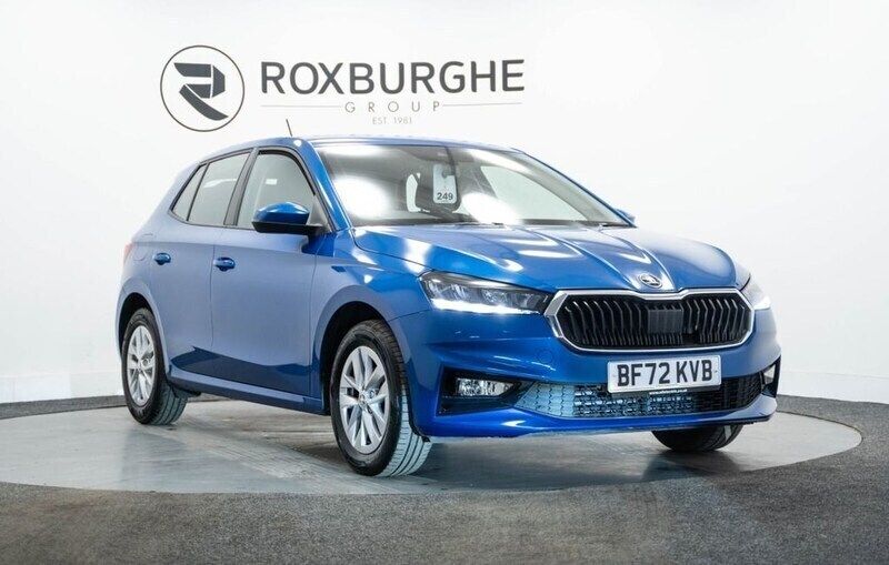Blue Used 2022 Skoda Fabia Comfort Hatchback | £11,299 (Good price) - Image 1/4