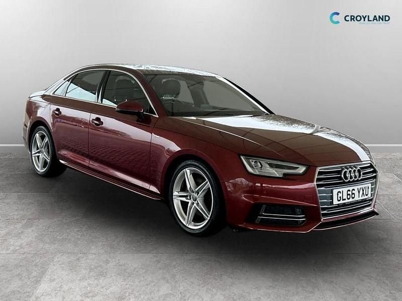 Used Audi A4 S-Line 2016 Red Sedan
