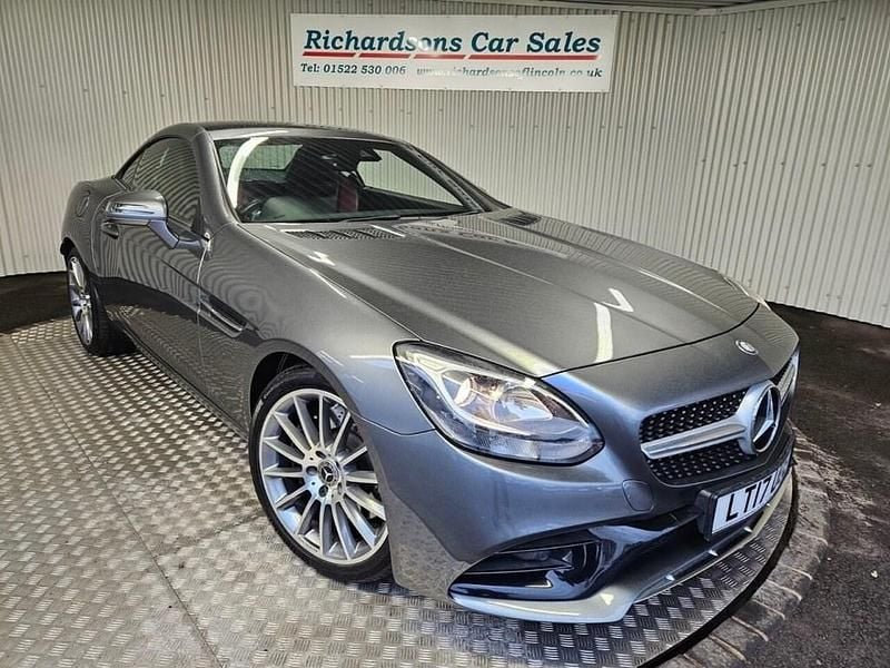 Used Mercedes SLC200 AMG line 184 HP (135 kW) 2017 Grey Cabriolet