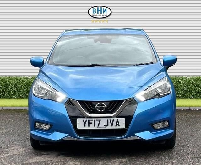 Used Nissan Micra N-Connecta 90 HP (66 kW) 2017 Blue Hatchback