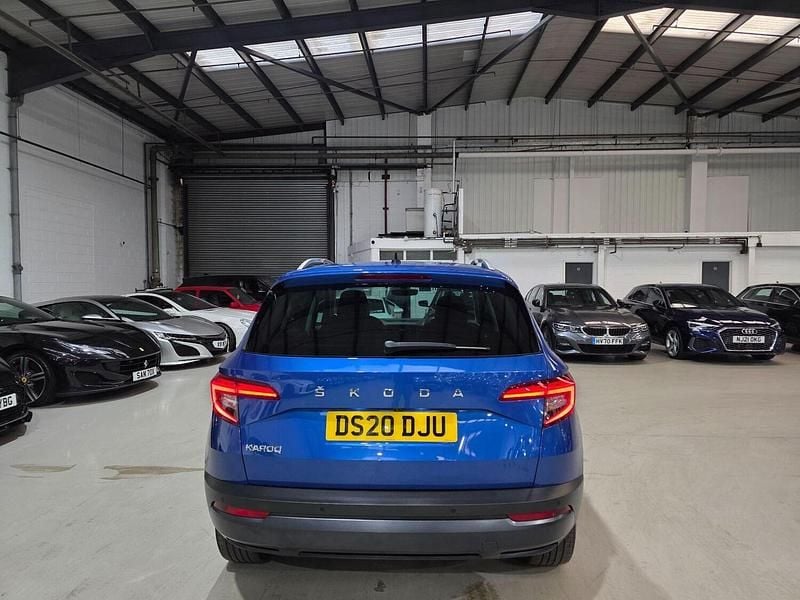 Used Skoda Karoq SE L 150 HP (110 kW) 2020 Blue SUV