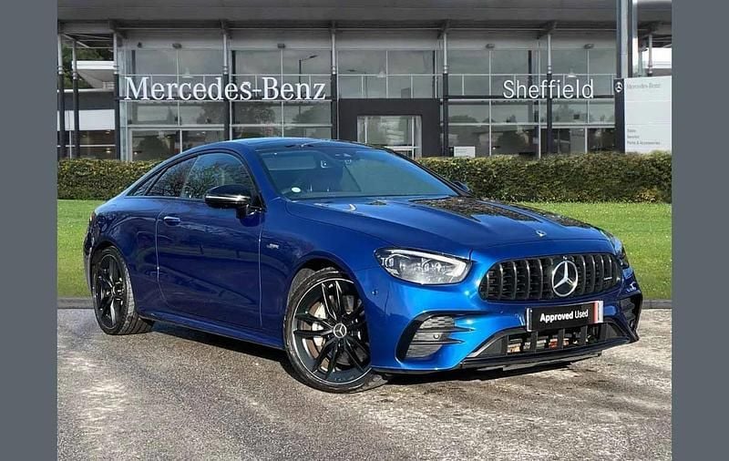 Used Mercedes E53 AMG Premium Plus 429 HP (315 kW) 2023 Blue Coupe