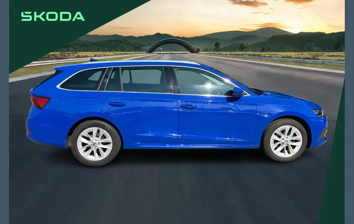 Used Skoda Octavia SE L 147 HP (108 kW) 2022 Blue Estate