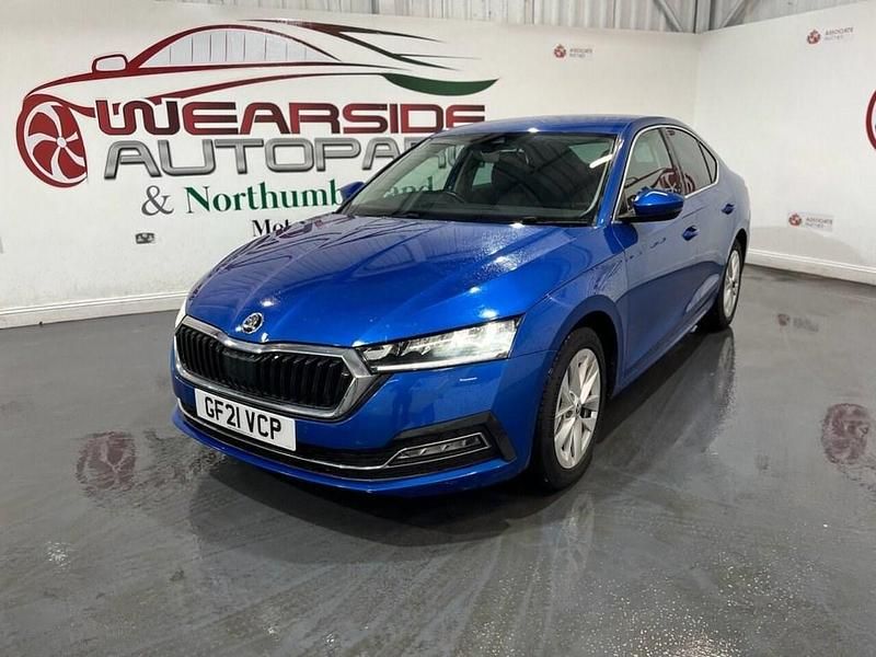 Used Skoda Octavia SE L 150 HP (110 kW) 2021 Blue Hatchback