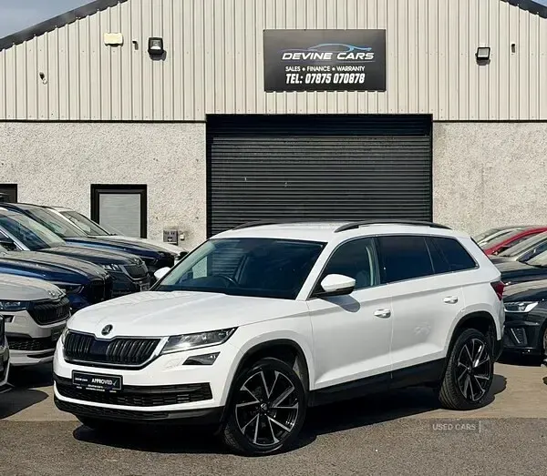 Used Skoda Kodiaq SE L 150 HP (110 kW) 2018 White SUV