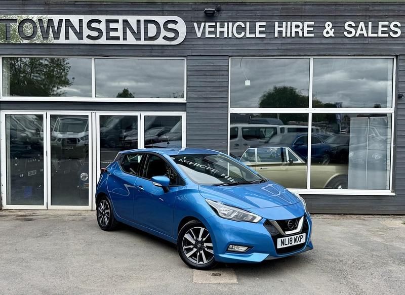 Used Nissan Micra Acenta Limited Edition 90 HP (66 kW) 2018 Blue Hatchback