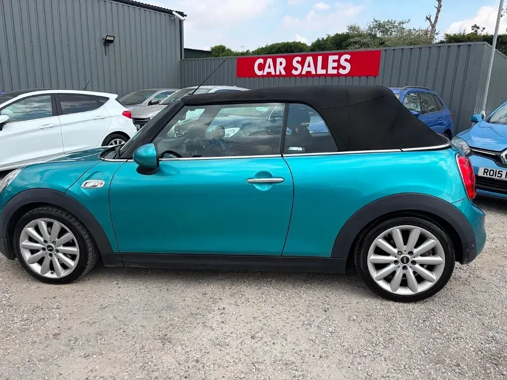 Used Mini Cooper S Cabriolet 189 HP (139 kW) 2016 Turquoise Cabriolet
