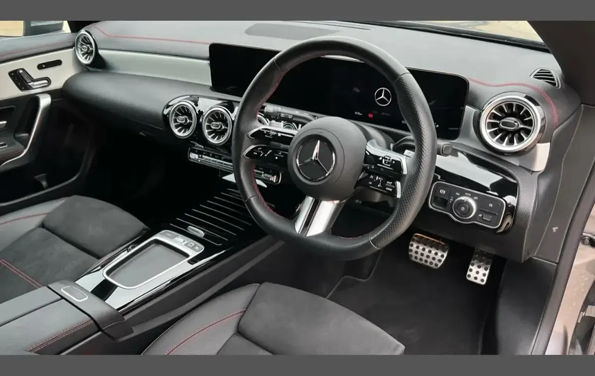 Used Mercedes CLA220 AMG Line Premium 190 HP (139 kW) 2025 Mountain grey metallic Sedan
