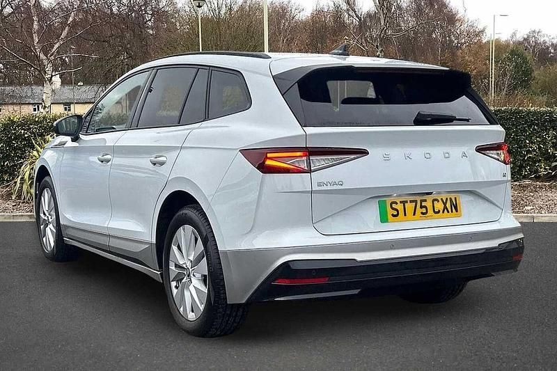 Used Skoda Enyaq iV SE L 150 kW (204 HP) 2025 Moon white metallic SUV