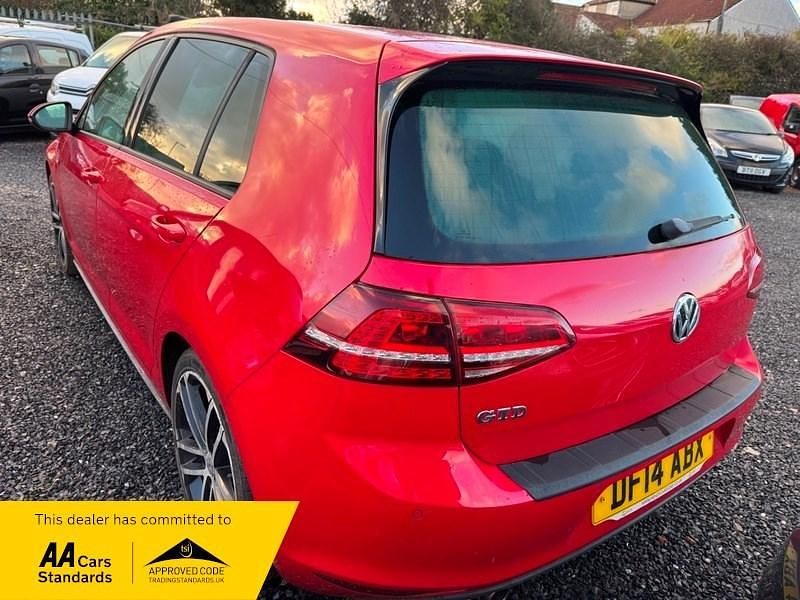 Used VW Golf VII GTD 2014 Red Hatchback