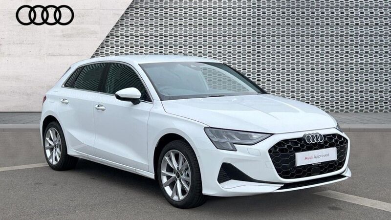 White Used 2024 Audi A3 Sportback Sport Hatchback | £22,626 (Fair price) - Image 1/4