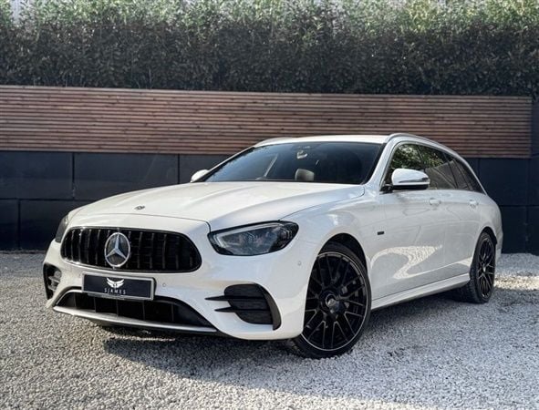 White Used 2021 Mercedes E300 AMG line Estate | £25,188 (Super price) - Image 1/4