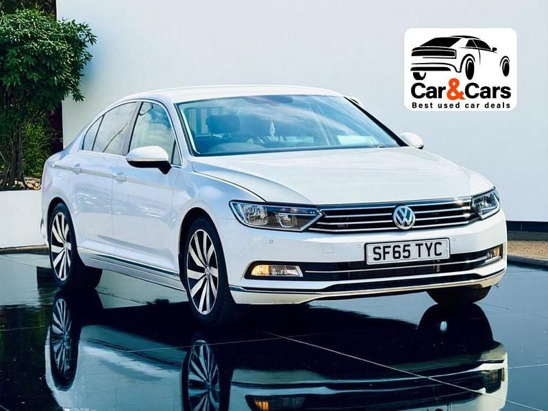 White Used 2015 VW Passat GT Sedan | £9,895 (Fair price) - Image 1/4