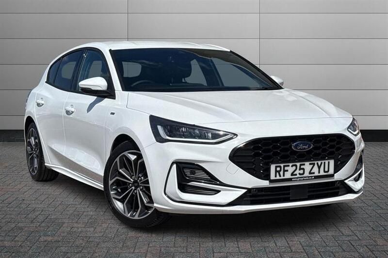 White New 2025 Ford Focus ST-Line X Hatchback | £24,499 (A bit pricey) - Image 1/4