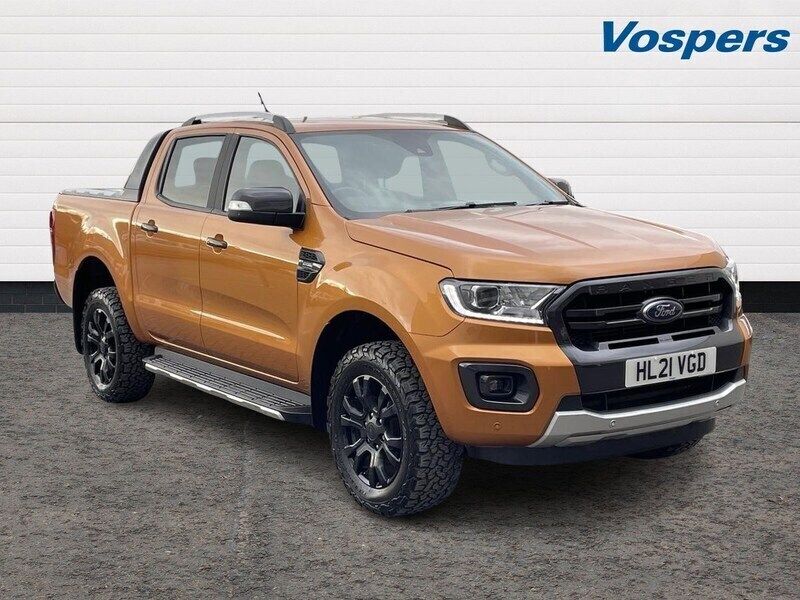 Orange Used 2021 Ford Ranger Wildtrack Pickup | £17,950 (Super price) - Image 1/3