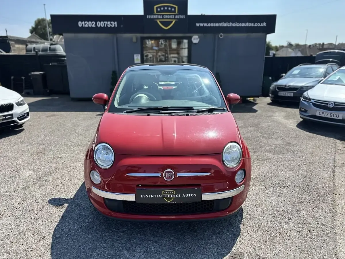 Used Fiat 500 Lounge 69 HP (50 kW) 2013 Red Hatchback