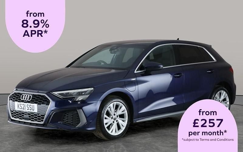 Used 2025 Audi A3 Sportback e-tron S-Line Hatchback | £18,851 (Super price) - Image 1/2