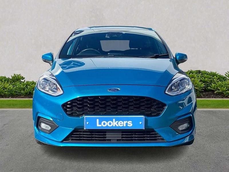 Used Ford Fiesta ST-Line 125 HP (91 kW) 2019 Blue Hatchback