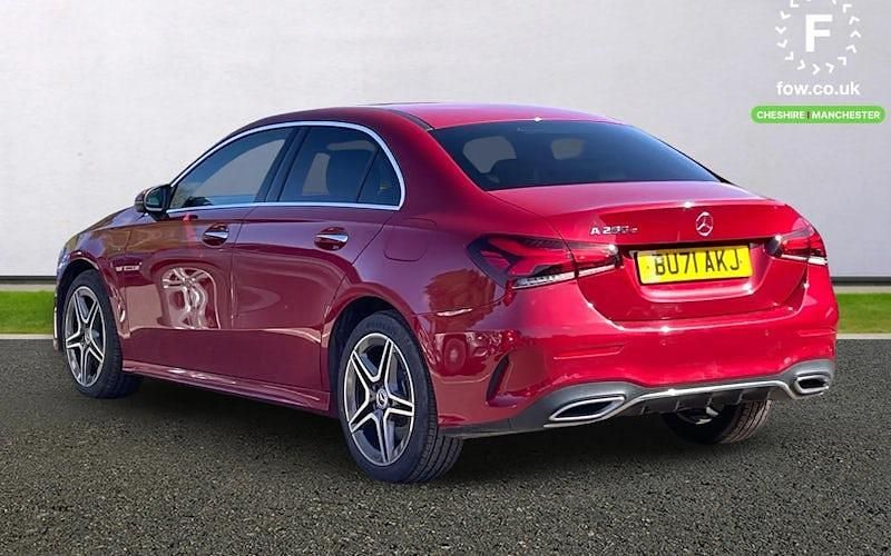 Used Mercedes A250 AMG Line Premium 218 HP (160 kW) 2021 Red Sedan