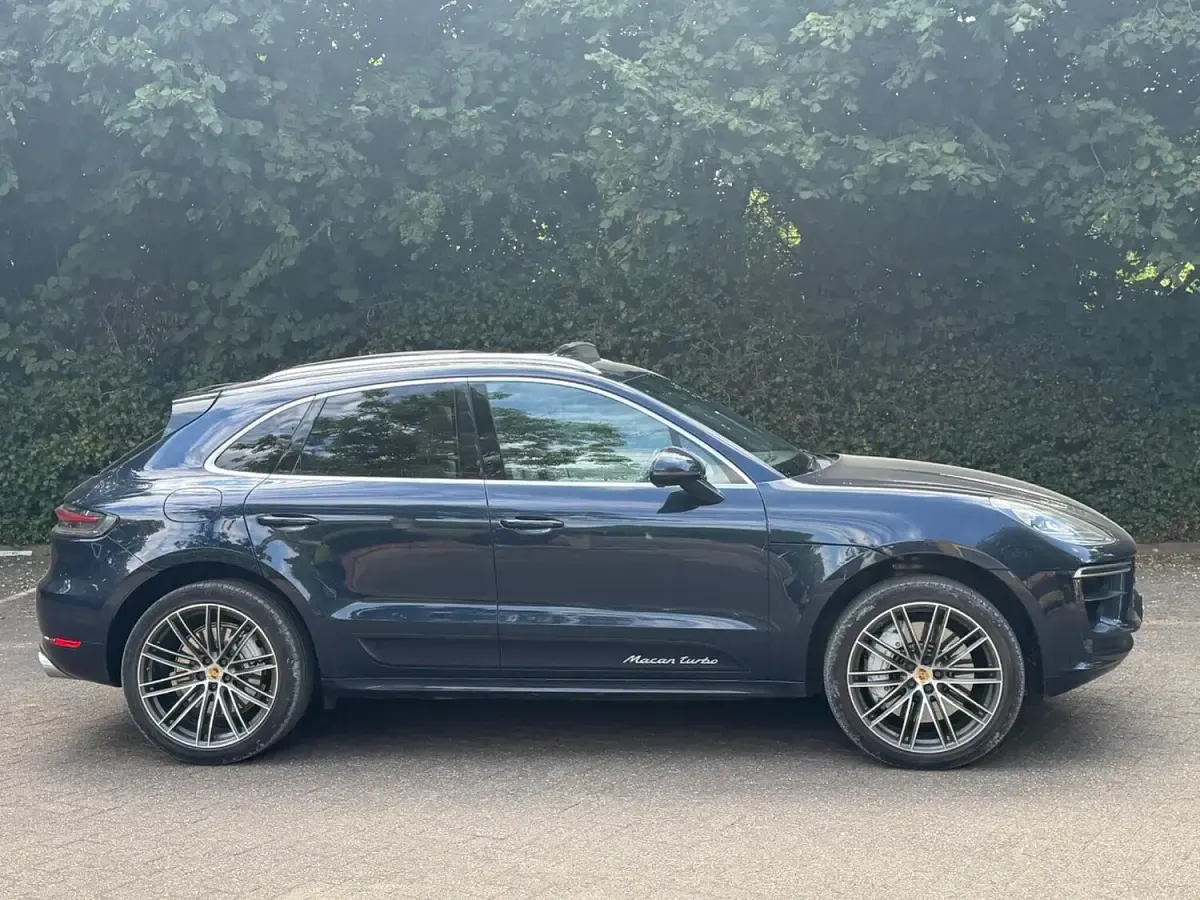 Used Porsche Macan Turbo 2019 Blue SUV