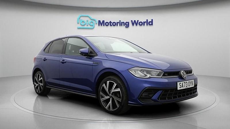 Used VW Polo R-line 95 HP (69 kW) 2023 Blue Hatchback